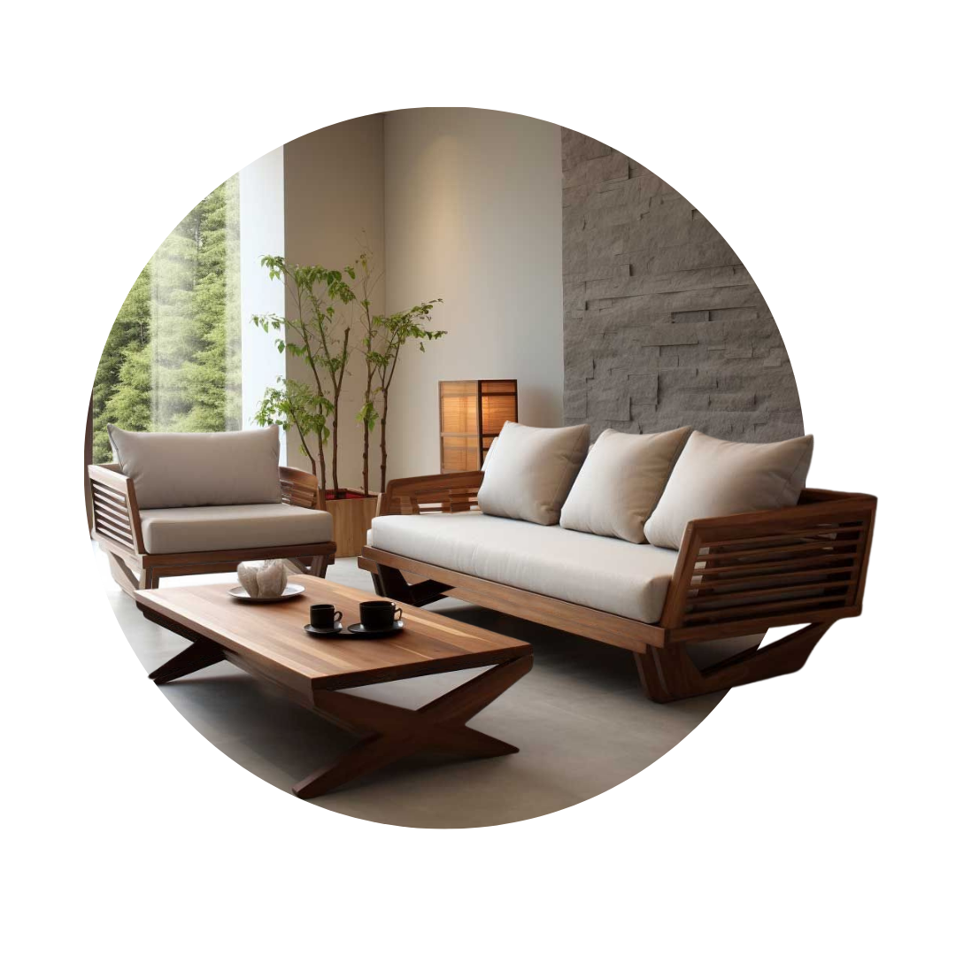 Wooden Sofas