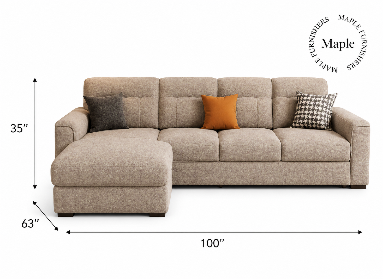 Vivienne 5-seater sofa