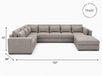 Alina 7+-seater sofa