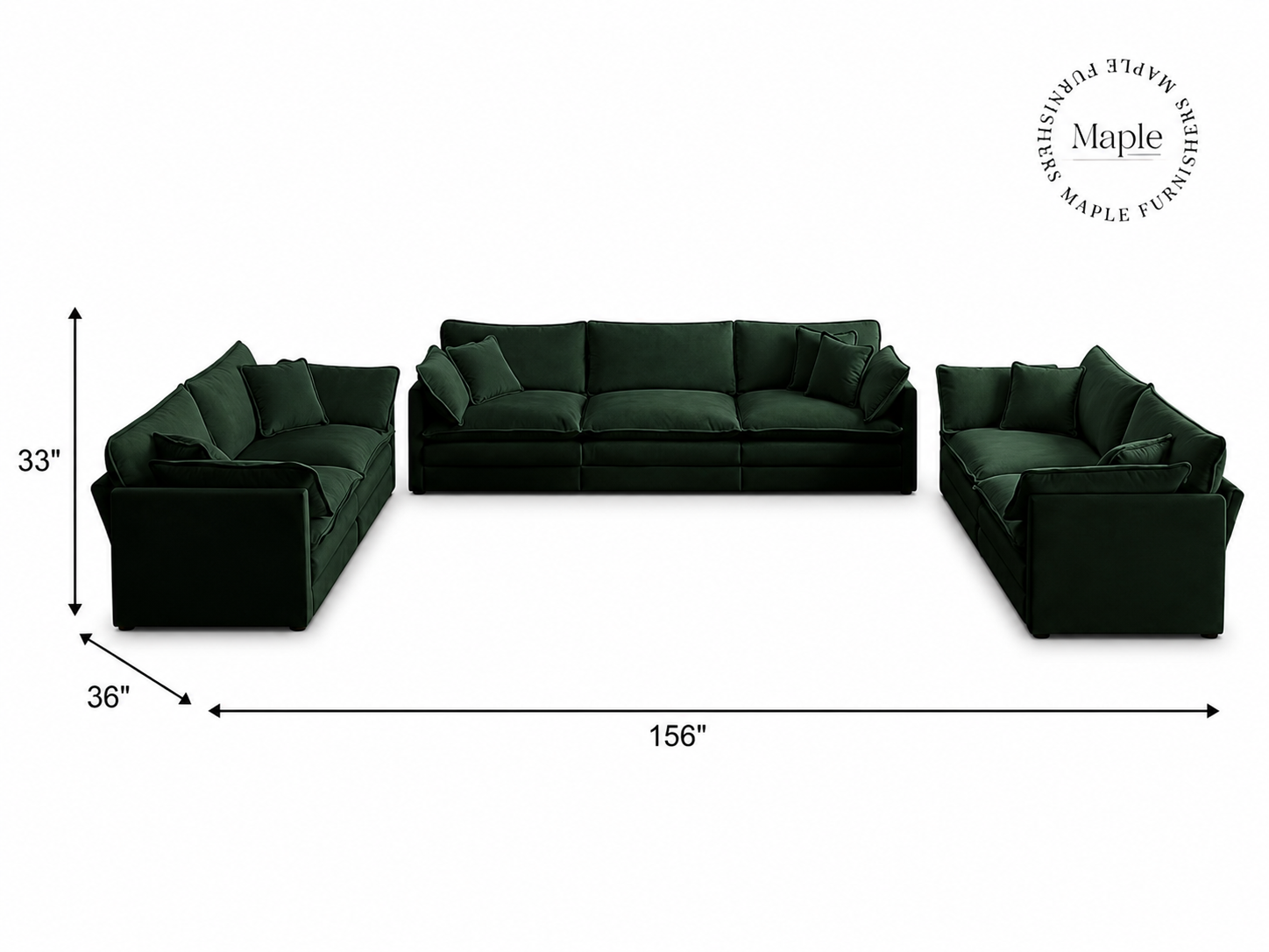 Vela 7+-seater sofa
