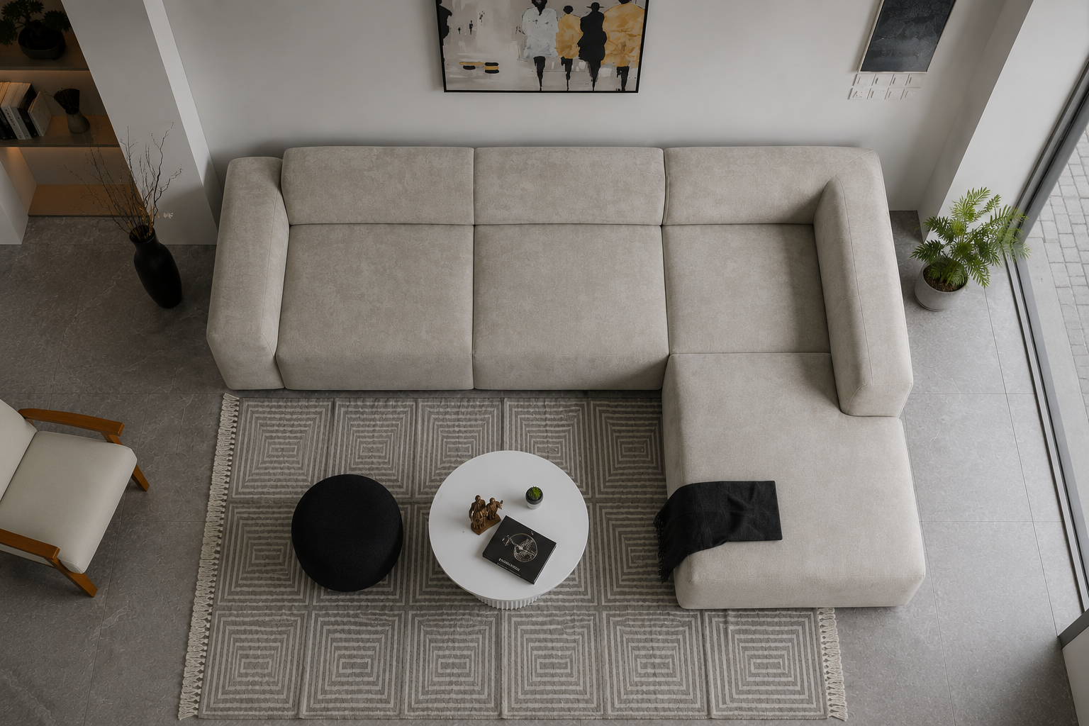 Nysa 5-seater sofa