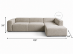 Nysa 5-seater sofa