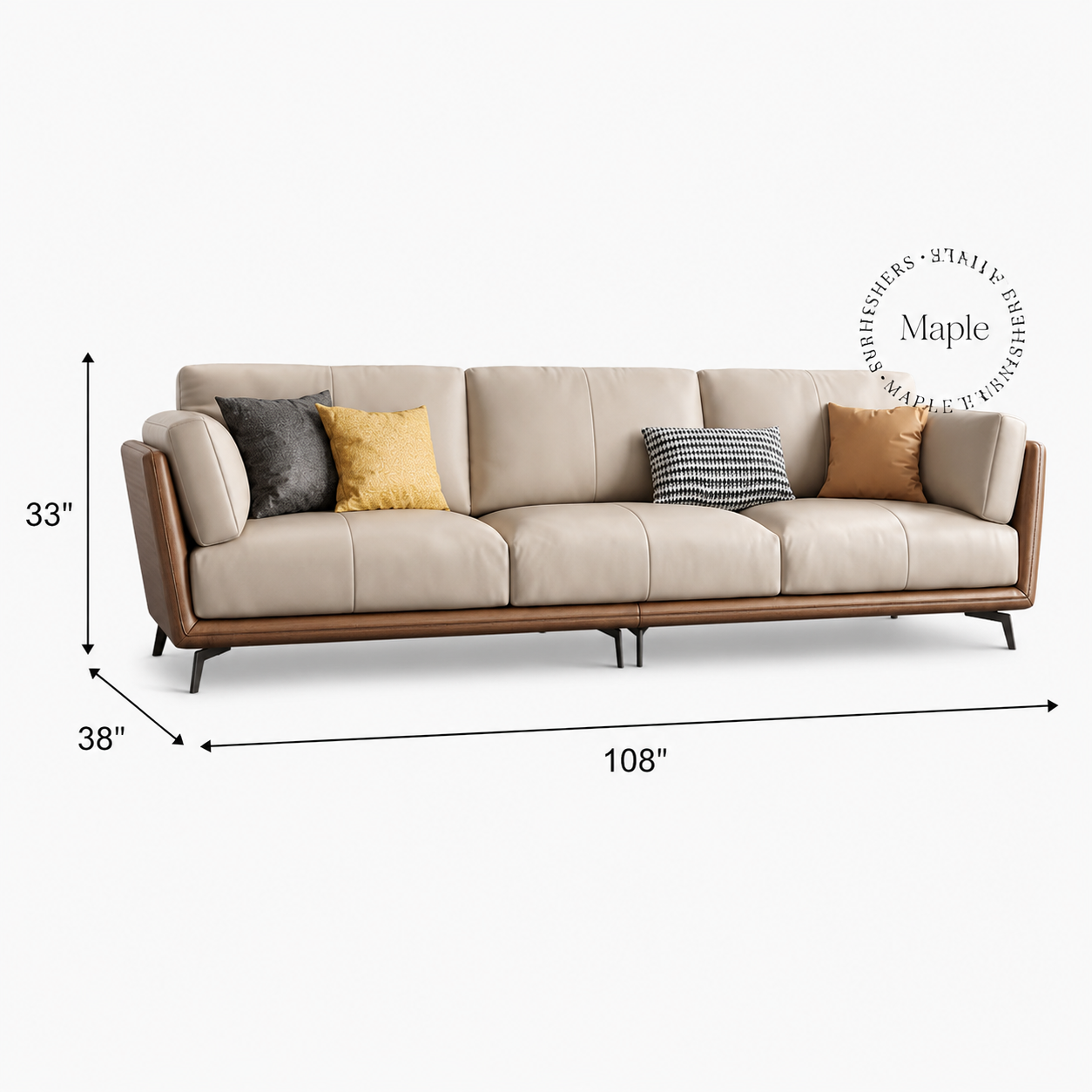 Lunae 3-seater sofa