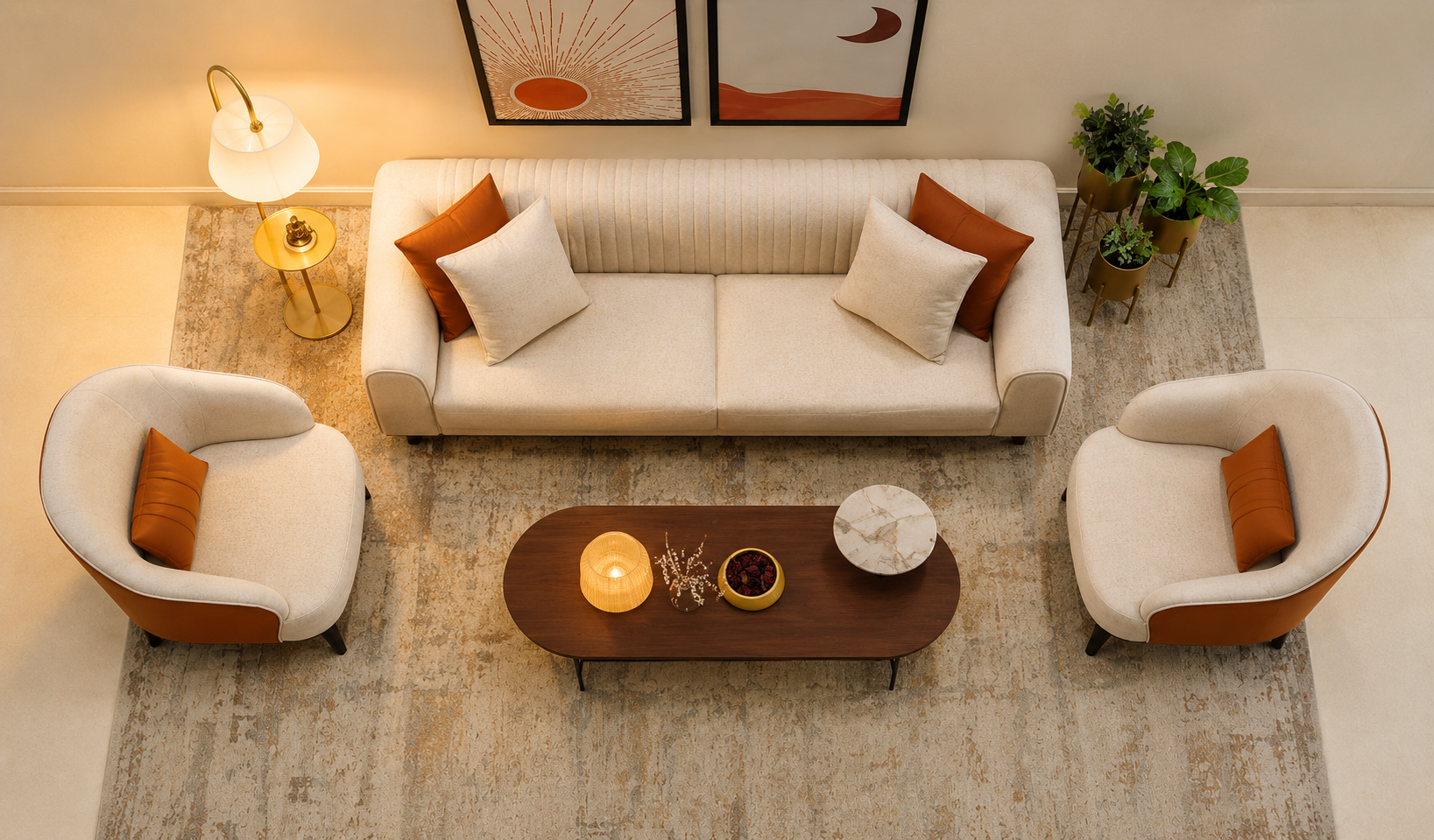 Zaria 5-seater sofa