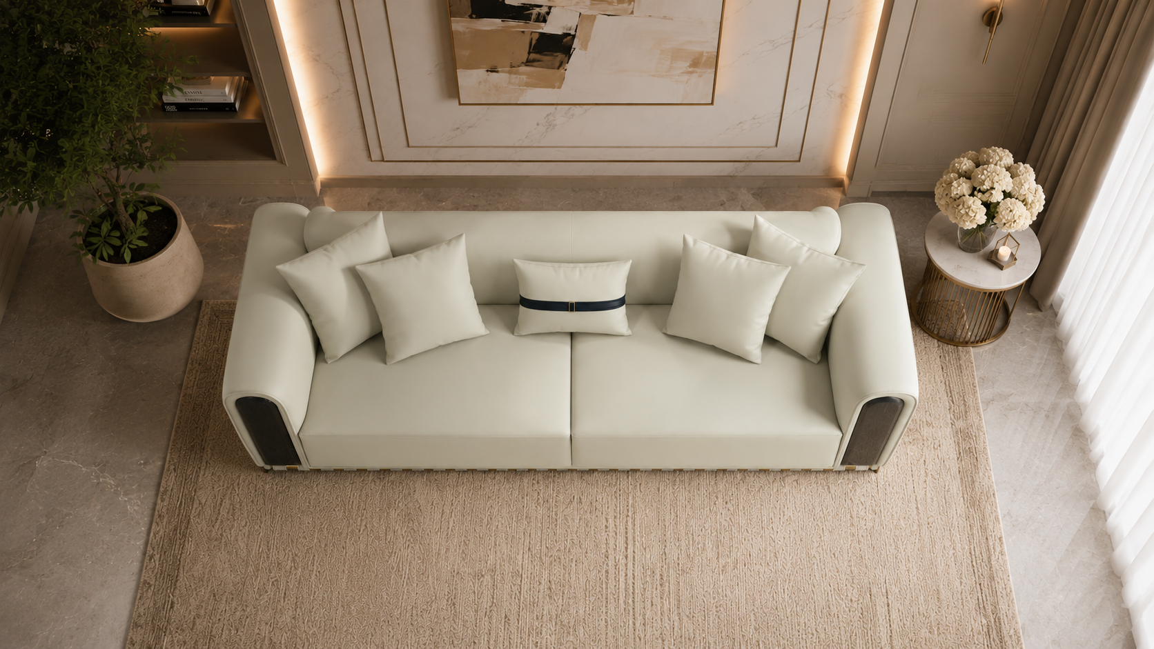 Vega 3-seater sofa