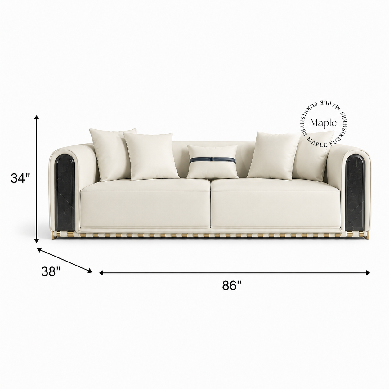 Vega 3-seater sofa