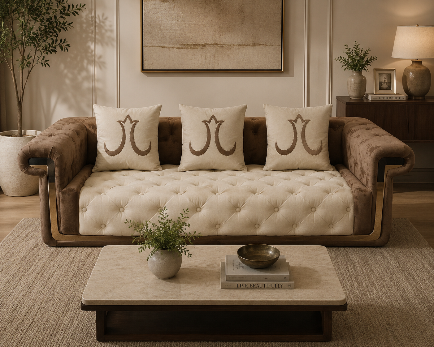 Valencia 3-seater sofa