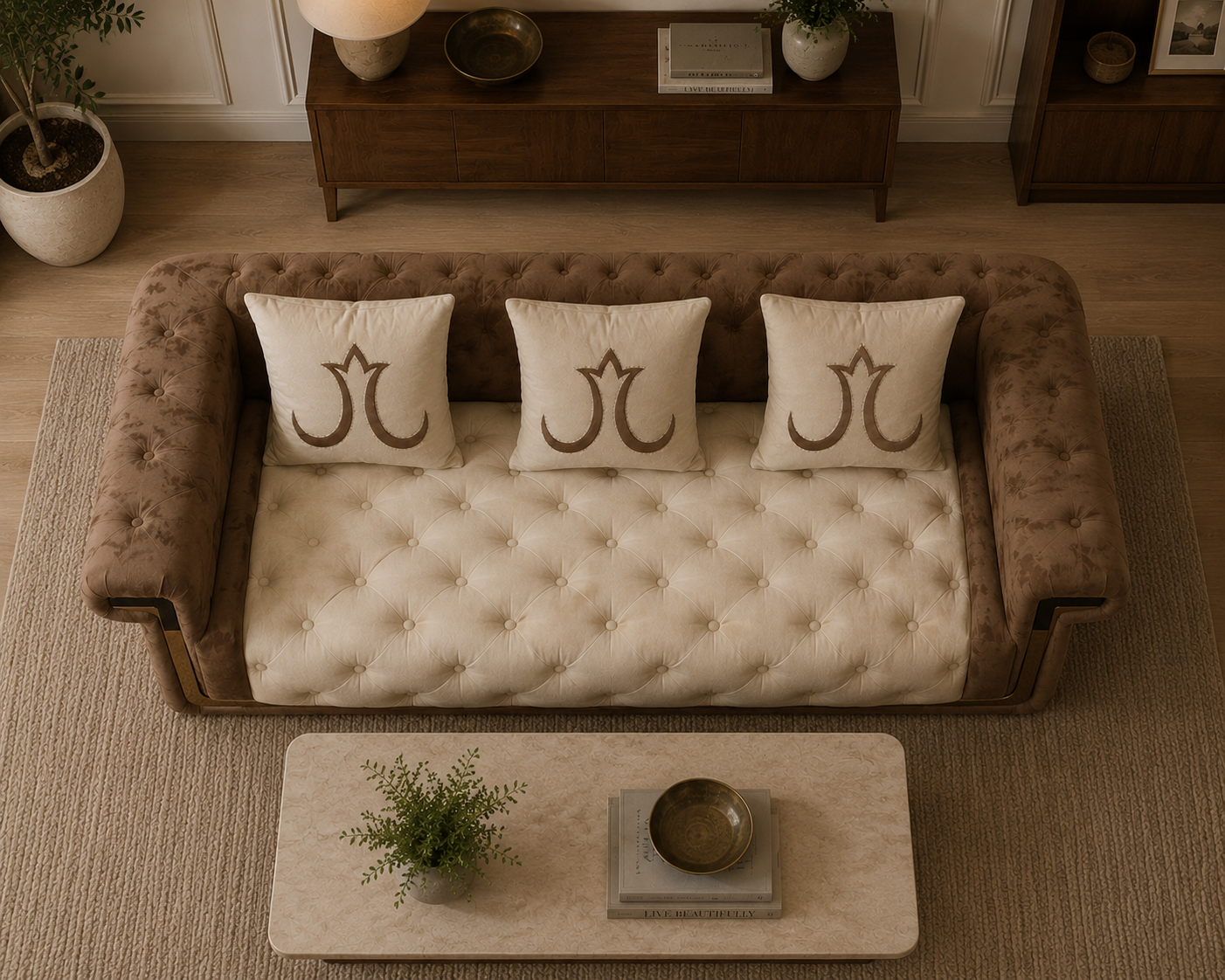 Valencia 3-seater sofa