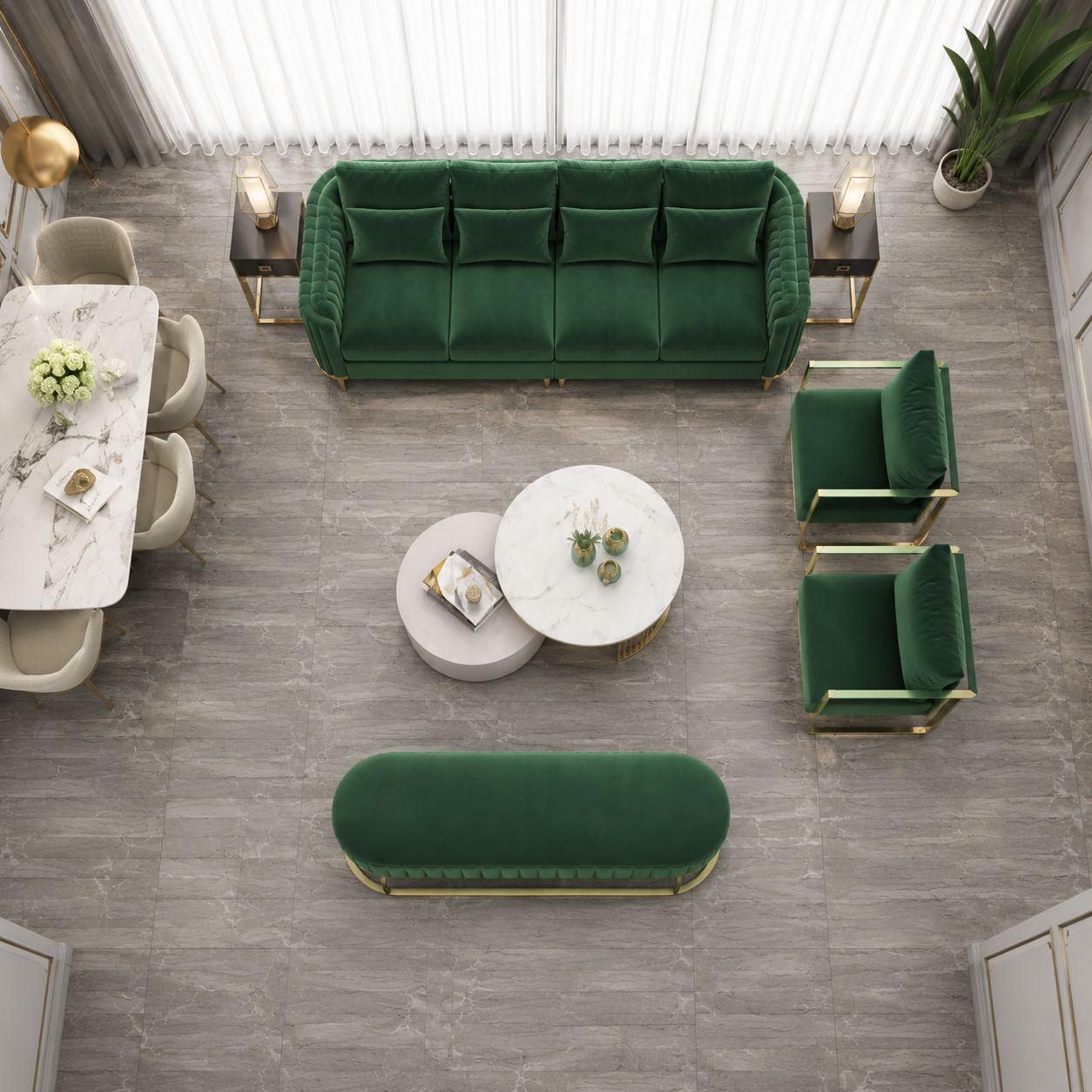 Alcyone 7+-seater sofa