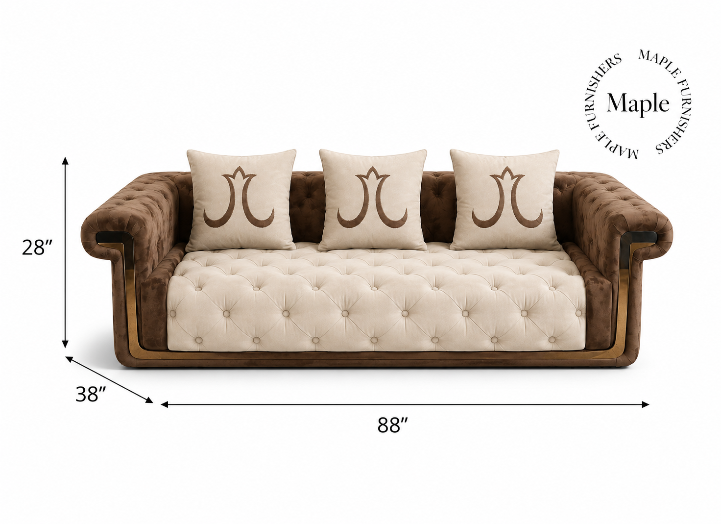 Valencia 3-seater sofa