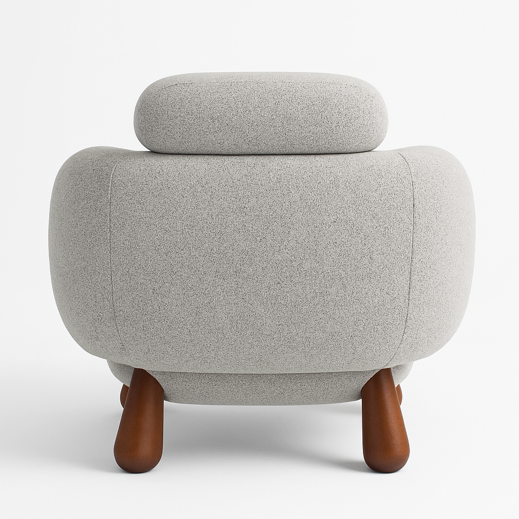 Nimbus Cloud Lounge Chair – Warm Grey Boucle