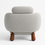 Nimbus Cloud Lounge Chair – Warm Grey Boucle