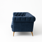 Windsor Tufted Velvet Sofa – Midnight Blue