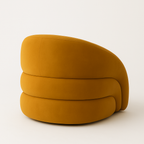 Solis Curved Velvet Lounge Chairs – Set of 2