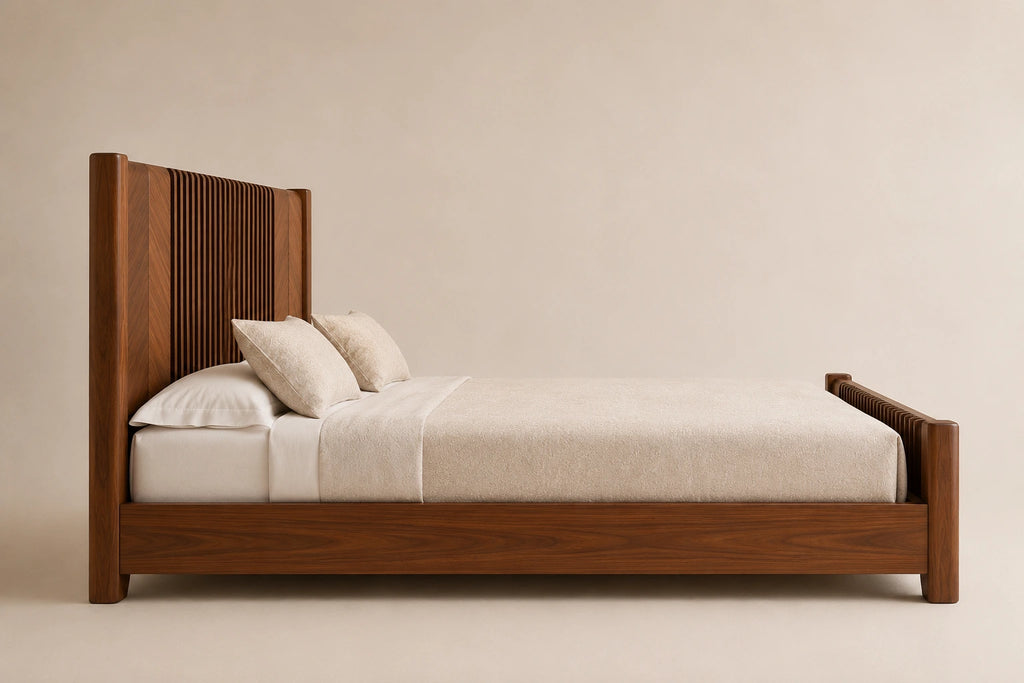 Harlow Beds - Walnut Oatmeal