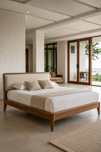 Winslow Bed - Walnut Oatmeal