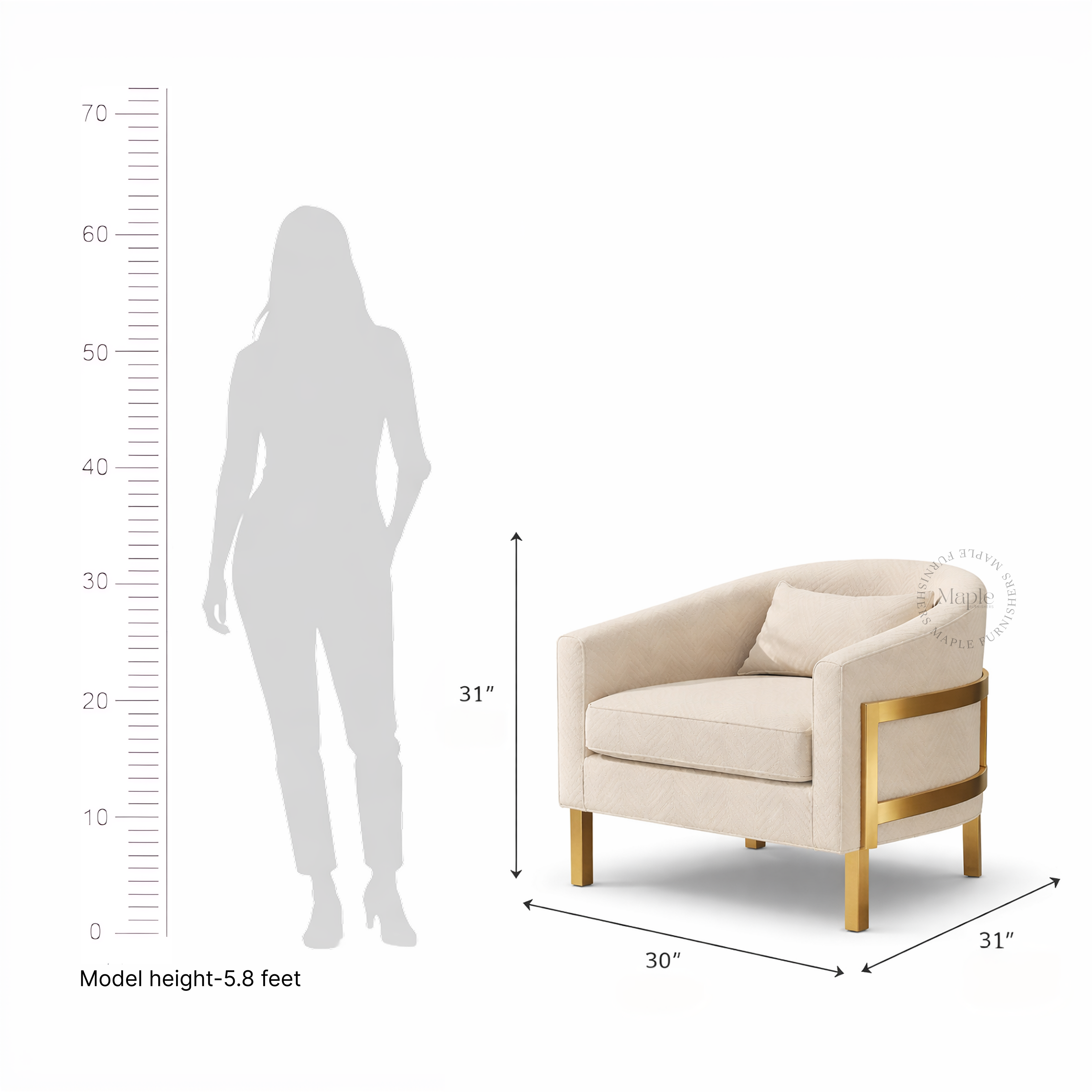 Lurex Accent Chair