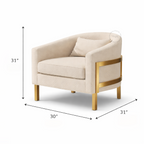 Lurex Accent Chair