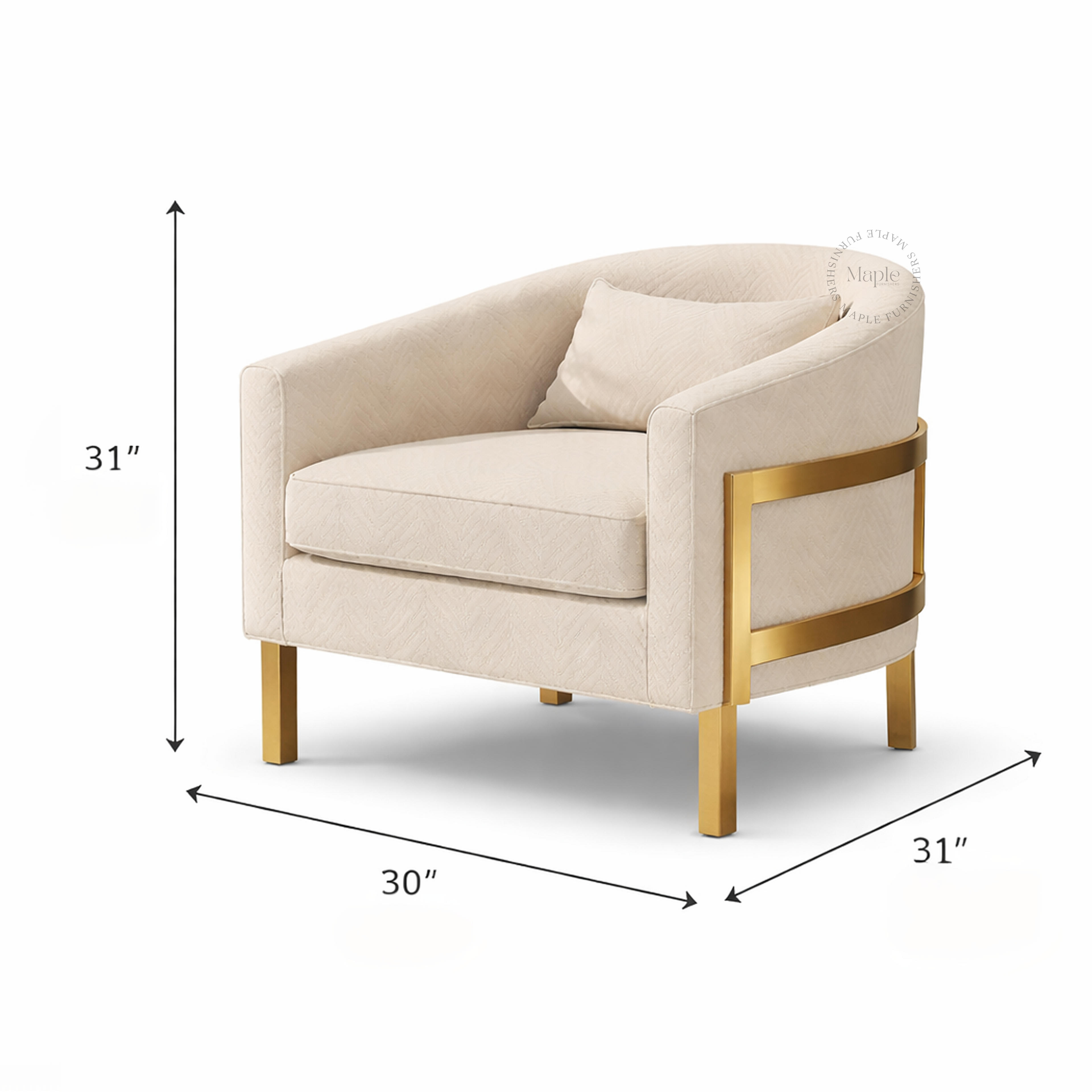Lurex Accent Chair