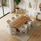 Monolith Bouclé Dining Set