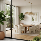 Monolith Bouclé Dining Set