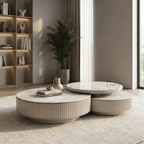 Aeris Marble Nesting Center Table